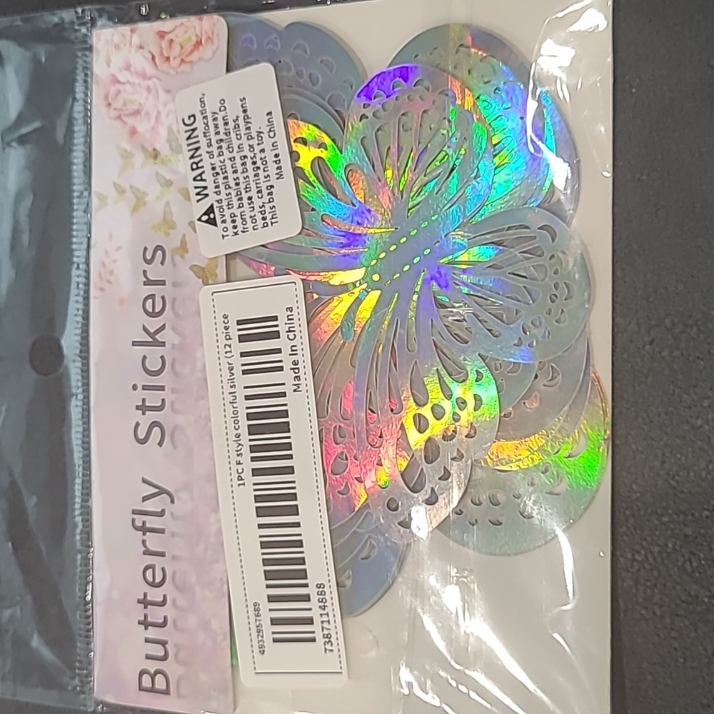3D Butterfly Wall Stickers Iridescent Rainbow 🌈 - Picture 6 of 6